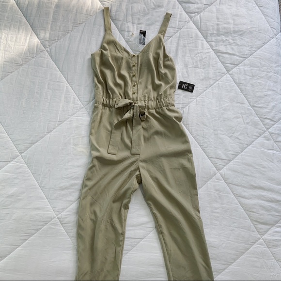 Express Pants - NWT Olive Green Jumpsuit XS